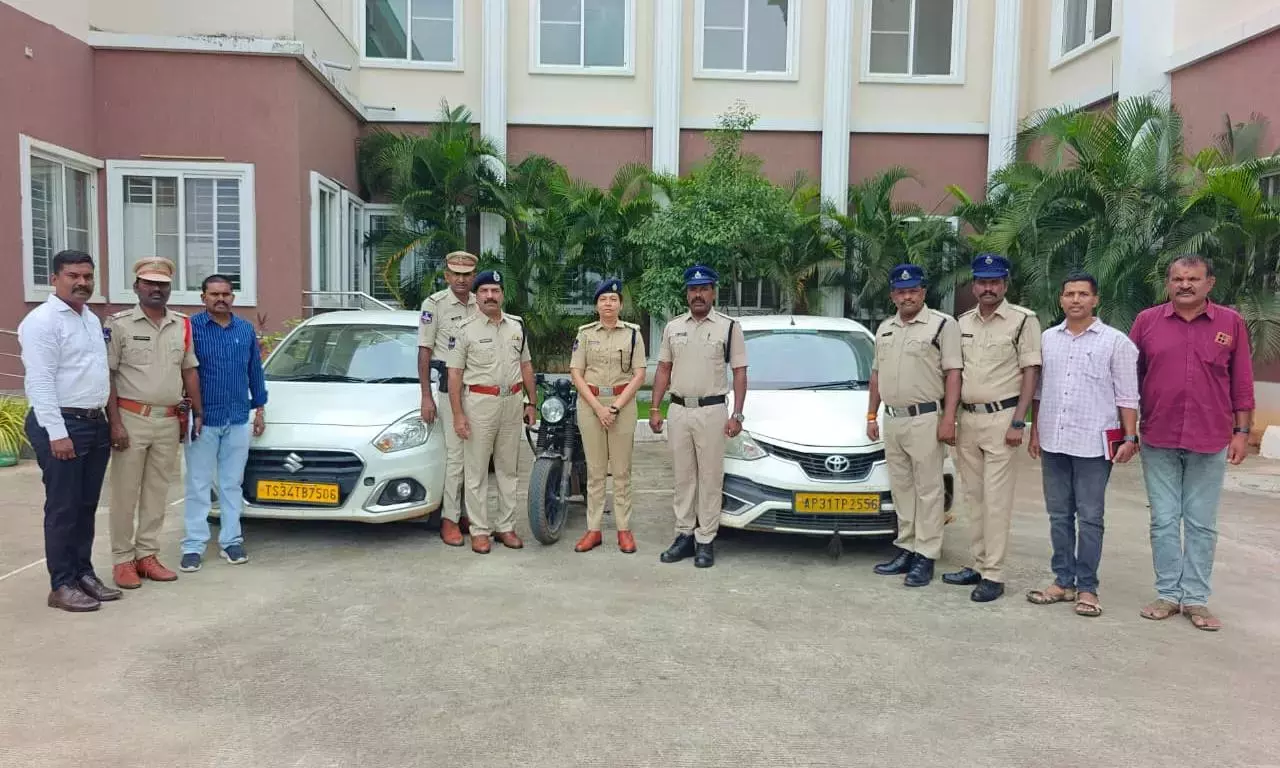 Telangana: अंतरराज्यीय कैब चोर पकड़ा गया, तीन वाहन बरामद