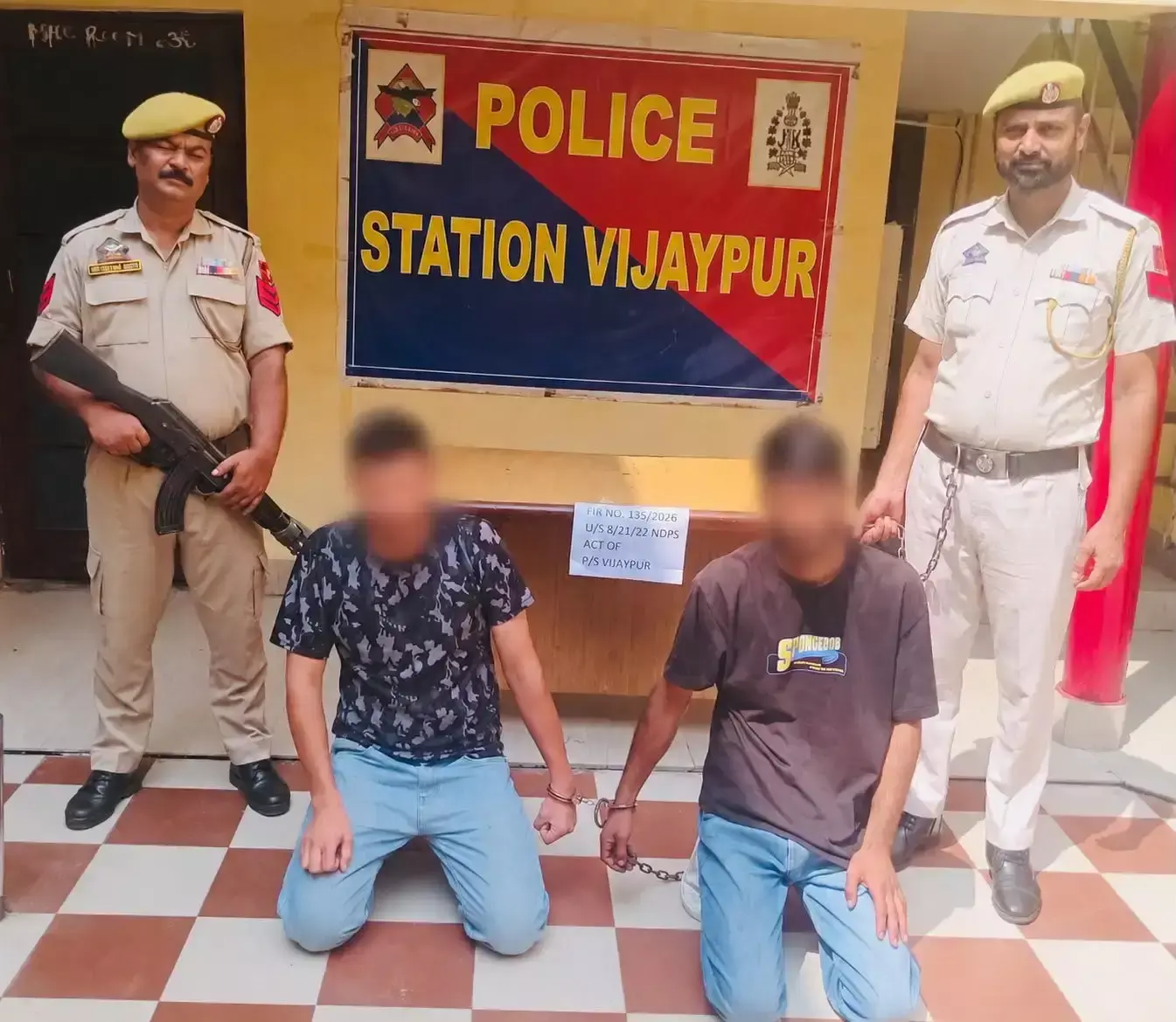 Samba: विजयपुर में हेरोइन सप्लाई करने वाले दो आरोपी गिरफ्तार