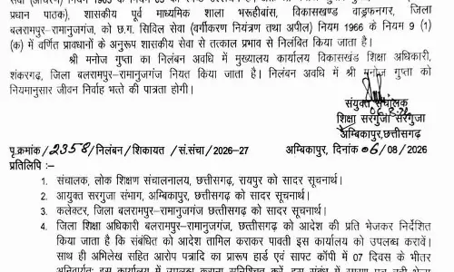 महिला टीचरों को परेशान करने वाला हेडमास्टर सस्पेंड महिला टीचरों को परेशान करने वाला हेडमास्टर सस्पेंड
