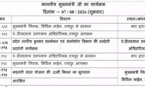 CM साय आज महतारी वंदन योजना की 30वीं किस्त जारी करेंगे