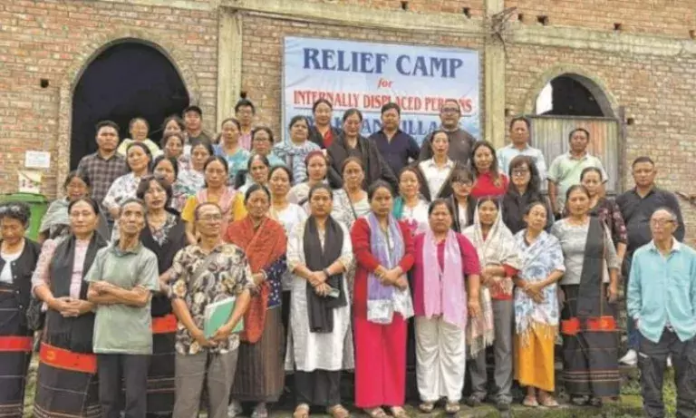 मणिपुर के मखन पहुंचा PNNM प्रतिनिधिमंडल, ग्रामीणों को दी राहत