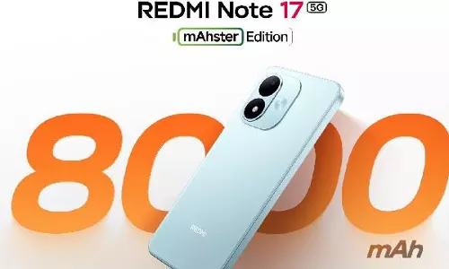 Redmi Note 17 5G भारत में 8,000mAh बैटरी के साथ लॉन्च हुआ Redmi Note 17 5G भारत में 8,000mAh बैटरी के साथ लॉन्च हुआ
