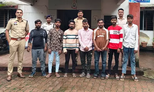 अशांति फैलाने वाले 7 बदमाश गिरफ्तार, अड्डेबाजी और नशाखोरी पर कड़ी कार्यवाही