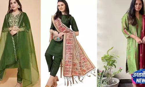 फेस्टिव लुक होगा परफेक्ट! हरियाली तीज पर एम्ब्रॉयडर्ड कुर्ता सेट्स पर बंपर डिस्काउंट फेस्टिव लुक होगा परफेक्ट! हरियाली तीज पर एम्ब्रॉयडर्ड कुर्ता सेट्स पर बंपर डिस्काउंट