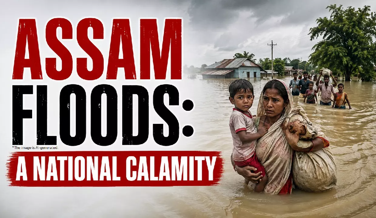 असम में बाढ़: एक राष्ट्रीय आपदा असम में बाढ़: एक राष्ट्रीय आपदा