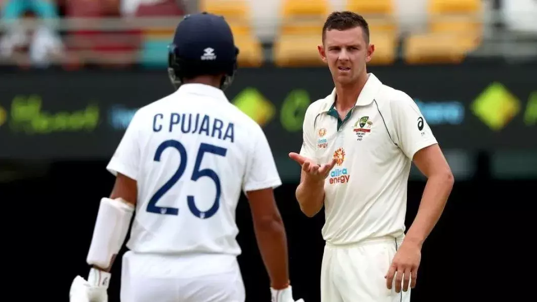 CSK नेट्स में हेज़लवुड ने मुझे बॉल डालने से मना कर दिया था: पुजारा CSK नेट्स में हेज़लवुड ने मुझे बॉल डालने से मना कर दिया था: पुजारा