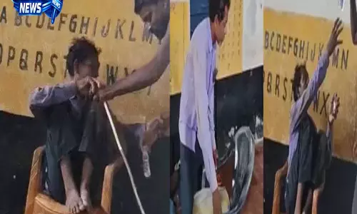 शराब के नशे में स्कूल पहुंचा शिक्षक कलेक्टर ने वायरल वीडियो के बाद किया निलंबित