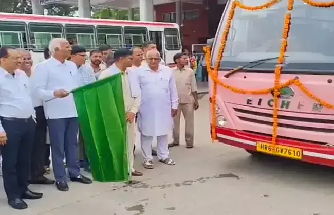 Narnail: महेंद्रगढ़ को मिली सिटी बस सेवा की सौगात, किराया सिर्फ पांच रुपये