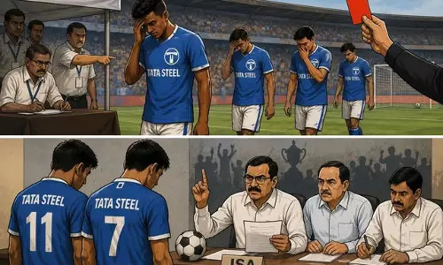 JSA प्रीमियर डिवीजन में टाटा स्टील पर बड़ी कार्रवाई JSA प्रीमियर डिवीजन में टाटा स्टील पर बड़ी कार्रवाई