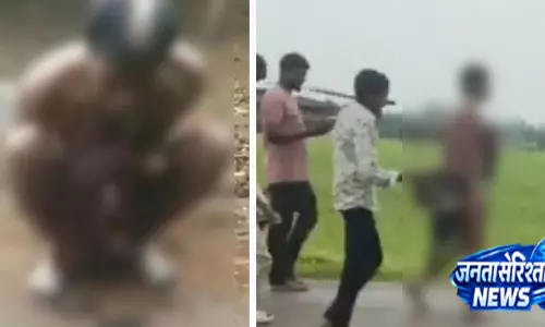 सोनभद्र में युवक के साथ हैवानियत पिटाई के बाद अर्धनग्न कर गांव में घुमाया सोनभद्र में युवक के साथ हैवानियत पिटाई के बाद अर्धनग्न कर गांव में घुमाया
