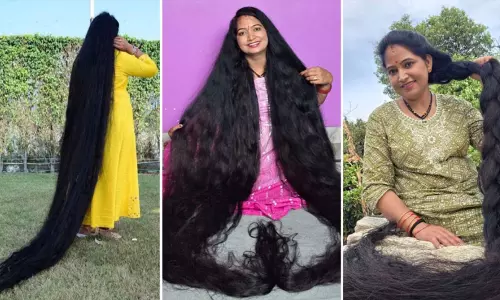 सबसे लंबे बाल: भारत की रेणु धरियाल का नाम गिनीज बुक में दर्ज सबसे लंबे बाल: भारत की रेणु धरियाल का नाम गिनीज बुक में दर्ज