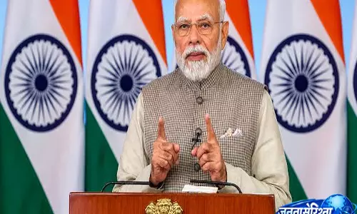 दुनिया का भरोसेमंद मेड टेक पार्टनर बन रहा भारत PM मोदी का बड़ा बयान दुनिया का भरोसेमंद मेड टेक पार्टनर बन रहा भारत PM मोदी का बड़ा बयान