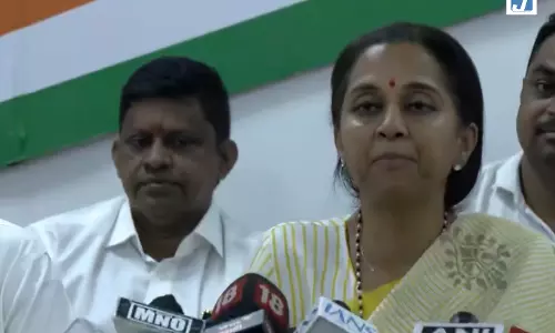 सुप्रिया सुले ने PM से मांगा समय कल 11 बजे संसद भवन में NCP-SP सांसदों की होगी मुलाकात सुप्रिया सुले ने PM से मांगा समय कल 11 बजे संसद भवन में NCP-SP सांसदों की होगी मुलाकात