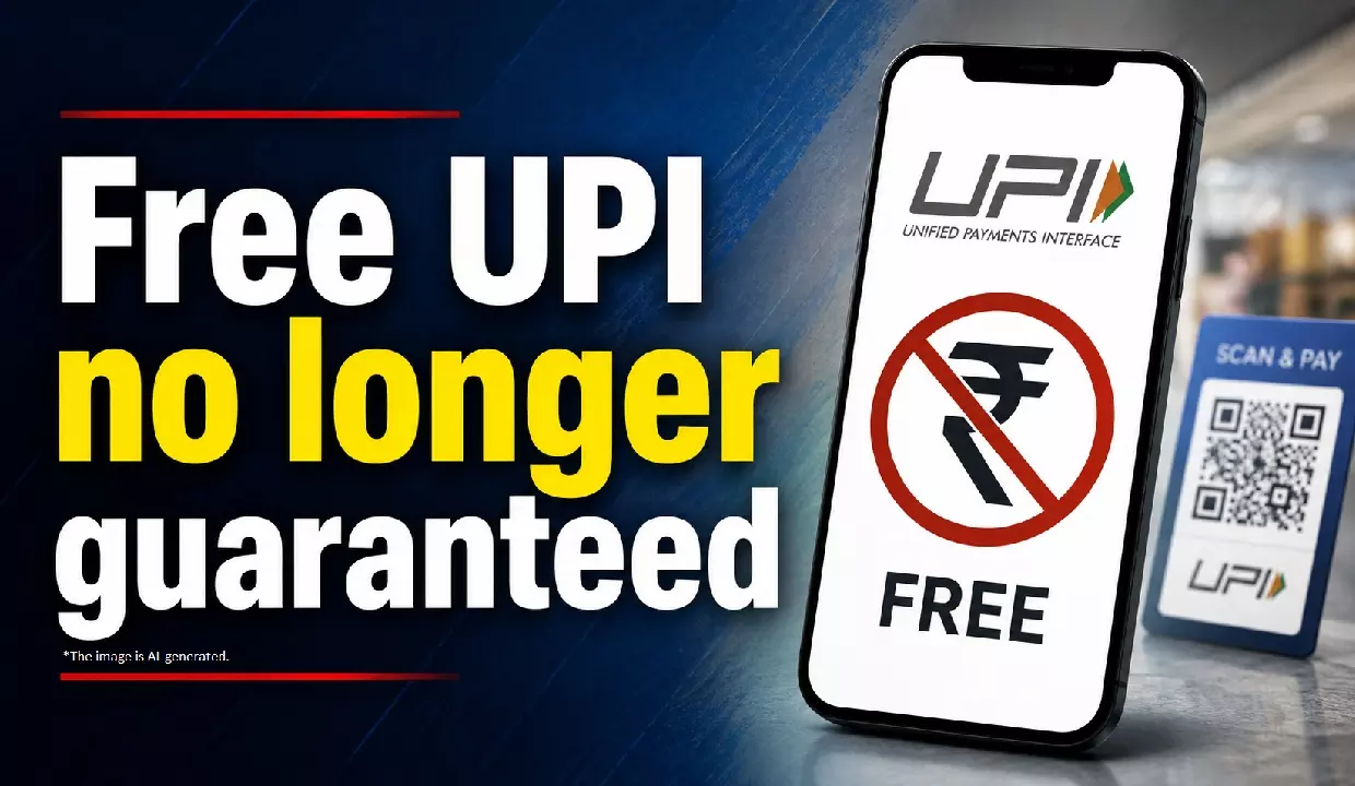 अब मुफ्त UPI का दौर खत्म होने की आहट डिजिटल पेमेंट मॉडल में बड़ा बदलाव अब मुफ्त UPI का दौर खत्म होने की आहट डिजिटल पेमेंट मॉडल में बड़ा बदलाव