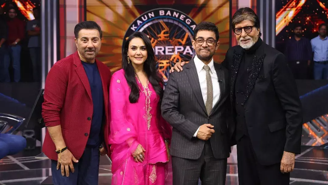 सनी देओल पहुँचे KBC: बिग बी ने कहा - इतना आसान नहीं होगा सफर सनी देओल पहुँचे KBC: बिग बी ने कहा - इतना आसान नहीं होगा सफर