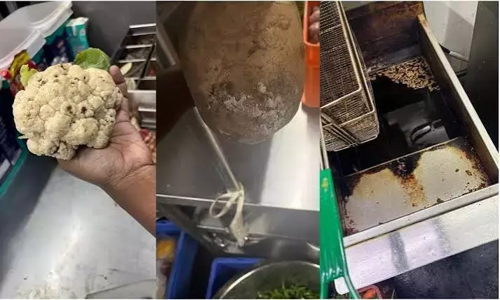 बेंगलुरु के स्टार होटलों में रखी सब्जियों पर इंस्पेक्शन डिटेक्ट का फंगल ग्रोथ बेंगलुरु के स्टार होटलों में रखी सब्जियों पर इंस्पेक्शन डिटेक्ट का फंगल ग्रोथ