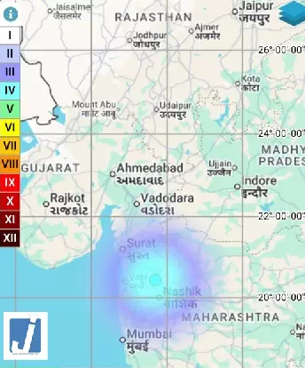 राजधानी में 3.6 तीव्रता का भूकंप राजधानी में 3.6 तीव्रता का भूकंप