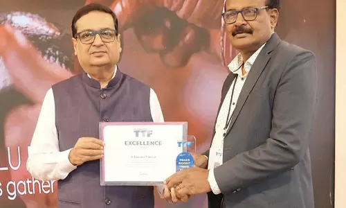 बेहतरीन प्रस्तुति का इनाम, तेलंगाना टूरिज़्म ने TTF में जीते दो अवॉर्ड बेहतरीन प्रस्तुति का इनाम, तेलंगाना टूरिज़्म ने TTF में जीते दो अवॉर्ड