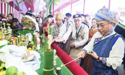 गंगटोक में राज्य स्तरीय टेंडोंग ल्हो रम फात समारोह का भव्य आयोजन गंगटोक में राज्य स्तरीय टेंडोंग ल्हो रम फात समारोह का भव्य आयोजन