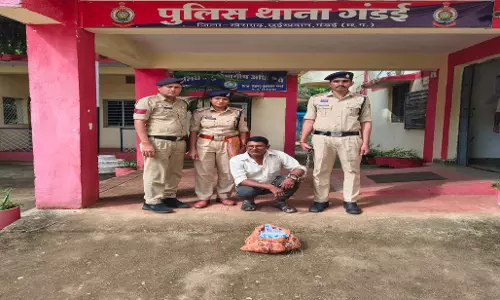 गंडई में बाइक से 30 पौवा देशी शराब ले जा रहा आरोपी गिरफ्तार
