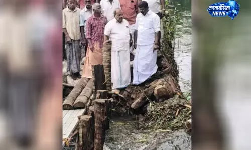 थमायाझम में धान के खेतों में भूस्खलन से 190 एकड़ फसल बर्बाद
