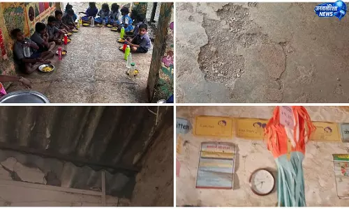 इगतपुरी स्कूल में बदहाली, बारिश में टपक रही छत इगतपुरी स्कूल में बदहाली, बारिश में टपक रही छत