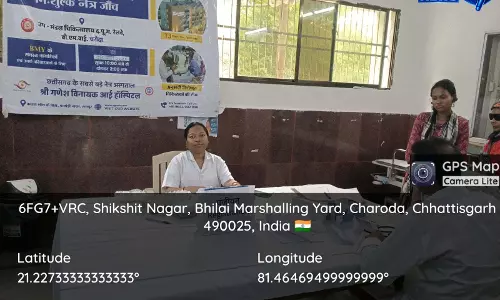 रायपुर रेल मंडल के उप मंडलीय रेलवे अस्पताल बीमवाय, भिलाई में नेत्र जांच शिविर का सफल आयोजन रायपुर रेल मंडल के उप मंडलीय रेलवे अस्पताल बीमवाय, भिलाई में नेत्र जांच शिविर का सफल आयोजन