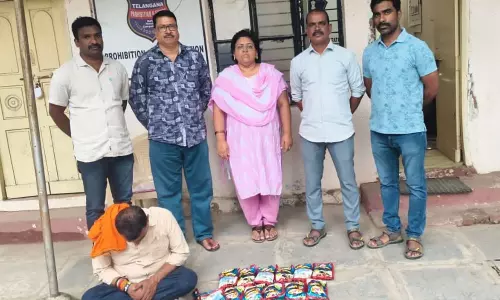 सेरिलिंगमपल्ली में STF का छापा: 4.2 किलो गांजे वाली चॉकलेट जब्त सेरिलिंगमपल्ली में STF का छापा: 4.2 किलो गांजे वाली चॉकलेट जब्त