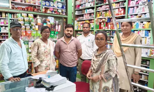6 दवा दुकानों की हुई जांच, 3 मेडिकल स्टोर पर की कार्रवाई
