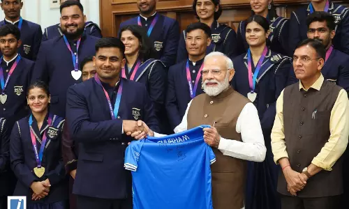 PM मोदी ने कॉमनवेल्थ पदक विजेताओं की मेजबानी की