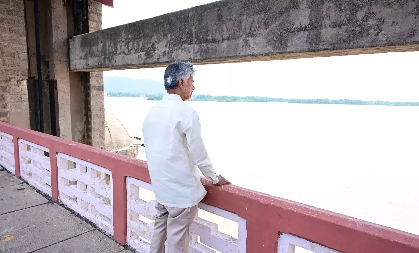 Andhra: नायडू का कहना है कि अल नीनो के बीच पैटीसीमा जल फसलों के लिए जीवनरेखा है