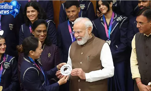 PM मोदी ने CWG 2026 के भारतीय खिलाड़ियों को किया सम्मानित