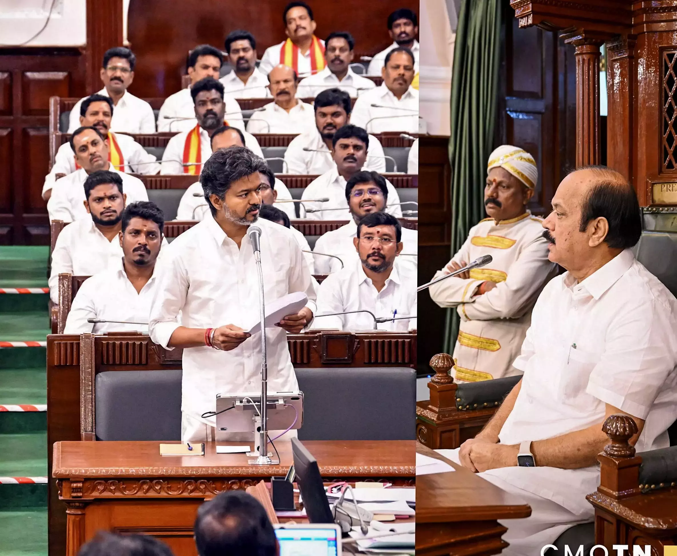 Tamil Nadu: तमिलनाडु विधानसभा में तमिल थाई वज़्थु पर प्रस्ताव सर्वसम्मति से पारित Tamil Nadu: तमिलनाडु विधानसभा में तमिल थाई वज़्थु पर प्रस्ताव सर्वसम्मति से पारित