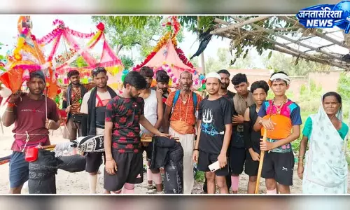 51 किलो गंगाजल लेकर कांवड़ यात्रा पर निकले सलमान