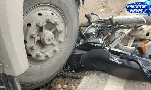 एनएच-39 पर तेज रफ्तार बाइक ने दूसरी बाइक को मारी टक्कर, हादसा टला
