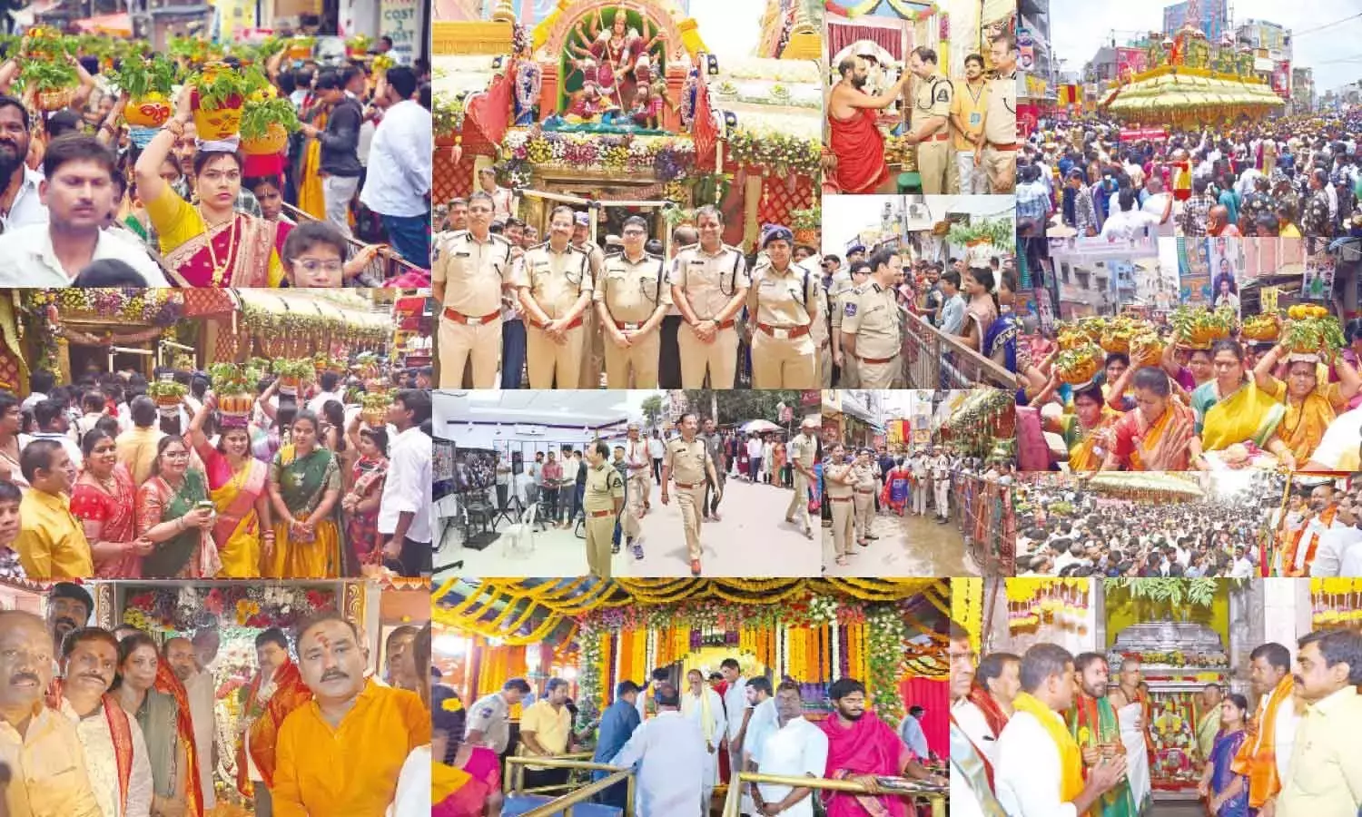 Telangana: पुराना शहर बोनालू की भावना से सराबोर है, जहां लाखों लोग महांकाली मंदिरों में आते हैं Telangana: पुराना शहर बोनालू की भावना से सराबोर है, जहां लाखों लोग महांकाली मंदिरों में आते हैं