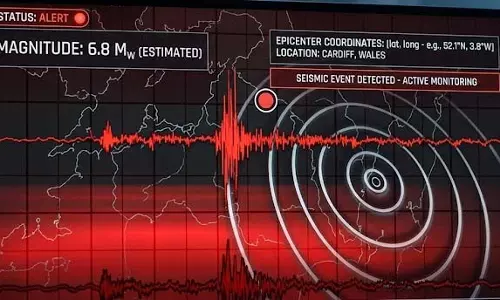 Earthquake: राजधानी में 7.4 तीव्रता का जोरदार भूकंप