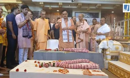 राजस्थान के सीएम भजनलाल शर्मा ने गुप्त वृन्दावन धाम में किया शिलापूजन