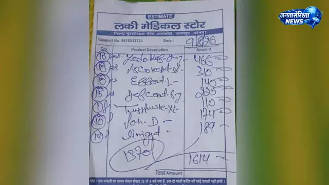 मुरारी लाल चेस्ट चिकित्सालय में भर्ती मरीज ने मेडिकल स्टोर की शिकायत की तैयारी मुरारी लाल चेस्ट चिकित्सालय में भर्ती मरीज ने मेडिकल स्टोर की शिकायत की तैयारी