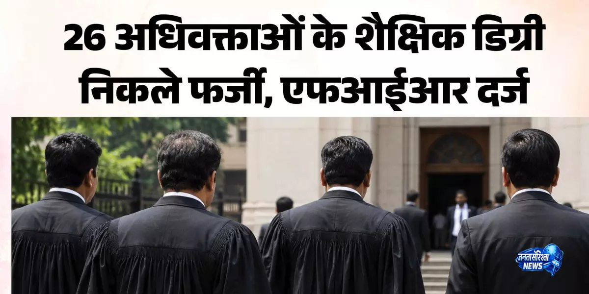 UP बार काउंसिल की जांच में खुला फर्जी डिग्री मामला UP बार काउंसिल की जांच में खुला फर्जी डिग्री मामला