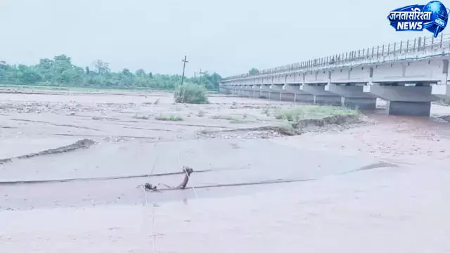 शिवालिक में तेज बारिश से बढ़ा नदी का जलस्तर, बिजली लाइन बही शिवालिक में तेज बारिश से बढ़ा नदी का जलस्तर, बिजली लाइन बही