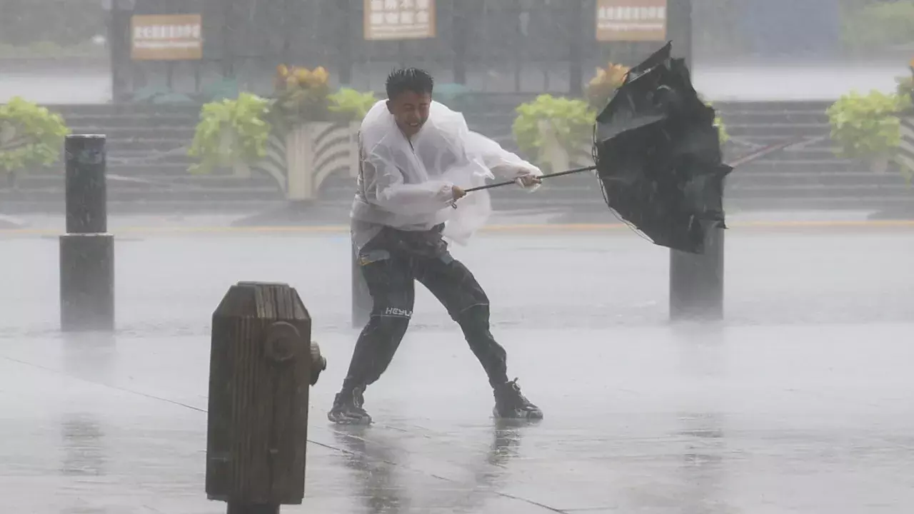 चीन में डॉल्फ़िन का कहर: भारी बारिश से लाखों लोग विस्थापित चीन में डॉल्फ़िन का कहर: भारी बारिश से लाखों लोग विस्थापित