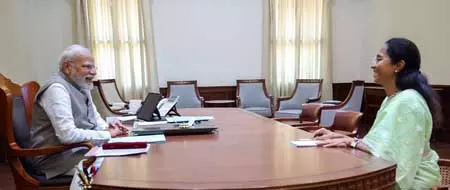 एनसीपी (एसपी) के सांसदों ने पीएम मोदी से की मुलाकात, एनडीए में शामिल होने की अटकलों को किया खारिज एनसीपी (एसपी) के सांसदों ने पीएम मोदी से की मुलाकात, एनडीए में शामिल होने की अटकलों को किया खारिज