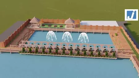9.82 करोड़ रुपए की लागत से विकसित हो रहा पुष्कर्णी तालाब, 50 फीसदी काम पूरा 9.82 करोड़ रुपए की लागत से विकसित हो रहा पुष्कर्णी तालाब, 50 फीसदी काम पूरा