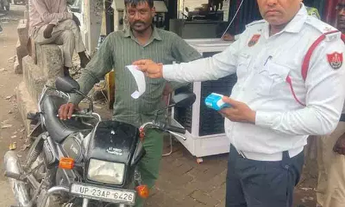 Gurugram ₹2.13 लाख के चालान, बाइक जब्त