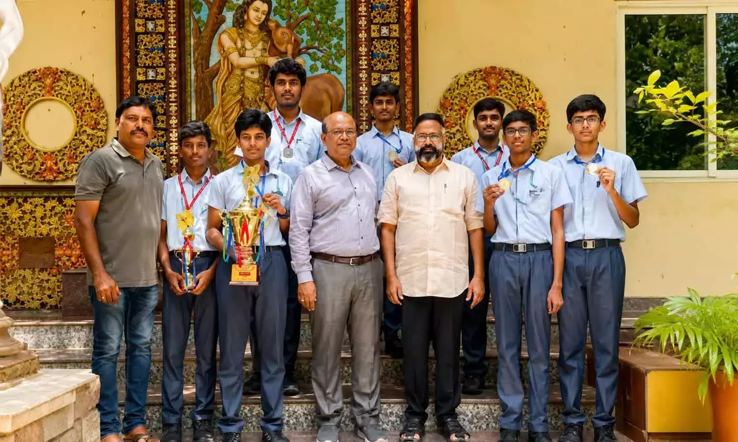 Andhra: हैप्पी वैली के छात्रों ने TT चैंपियनशिप में शानदार प्रदर्शन किया