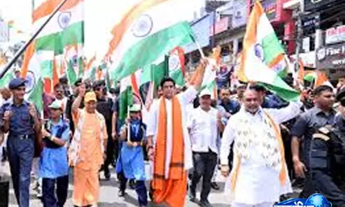 तिरंगा यात्रा बनी भाजपा के शक्ति परीक्षण का मंच तिरंगा यात्रा बनी भाजपा के शक्ति परीक्षण का मंच