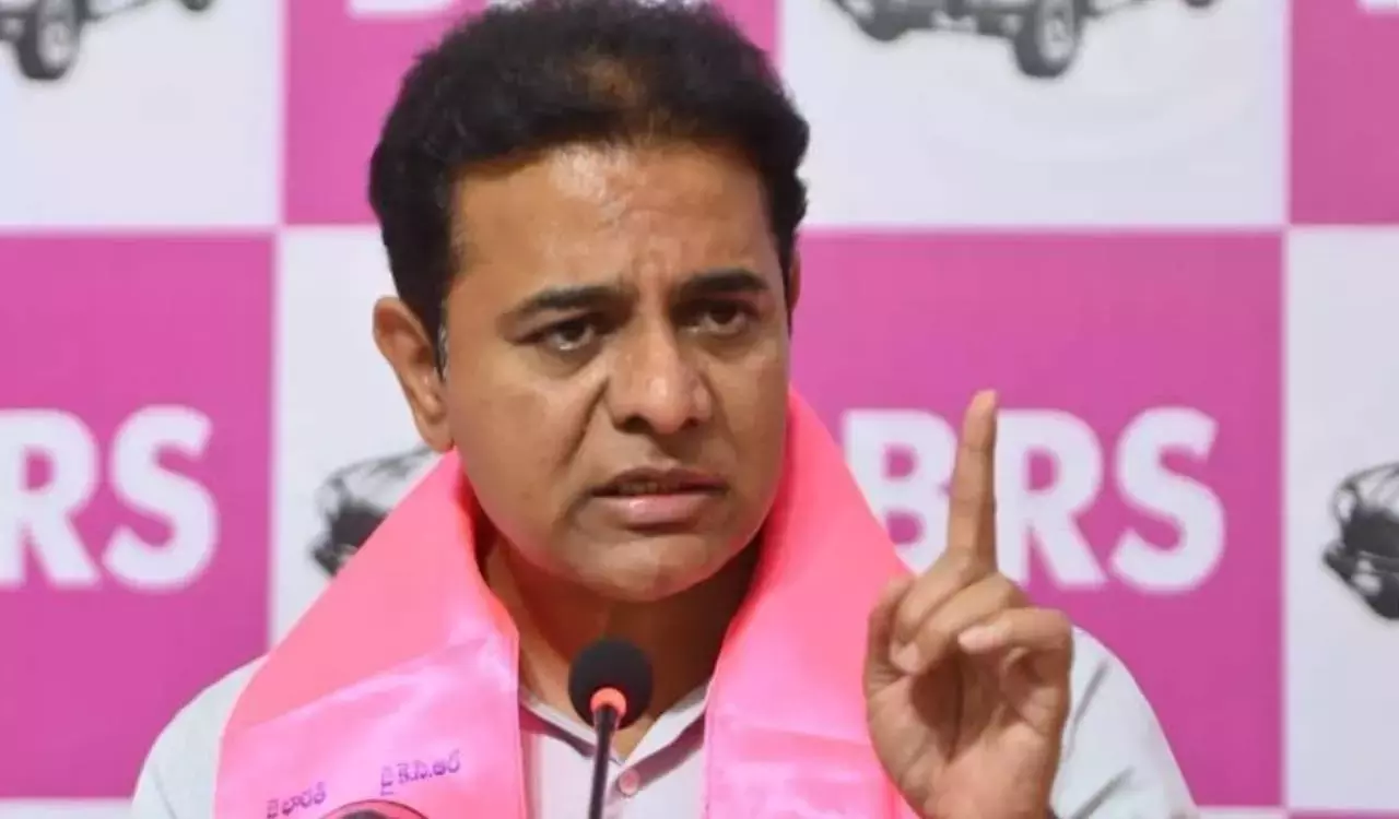 CM के भाई ने भविष्य की महंगी शहर की जमीन सस्ते में दे दी: केटीआर CM के भाई ने भविष्य की महंगी शहर की जमीन सस्ते में दे दी: केटीआर