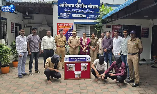 जंभुलवाड़ी में 3 गिरफ्तार, 3 देसी पिस्तौल बरामद