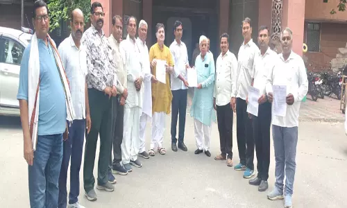 राजस्थान प्रांतीय तैलिक साहू महासभा ने मुख्यमंत्री के नाम सौंपा ज्ञापन